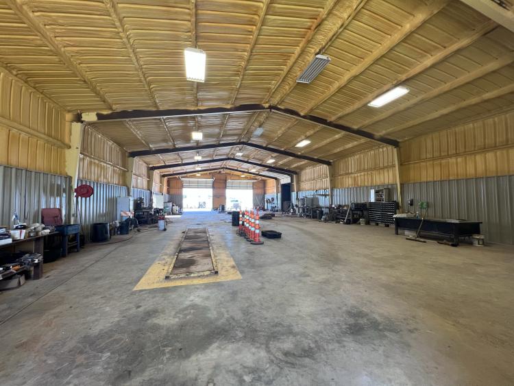 industrial property for sale Dove, OK interior photo