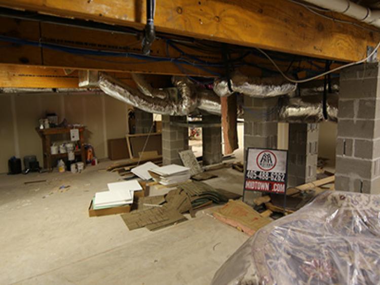 Oklahoma City Midtown Office Building for Sale Basement 1221 N Francis