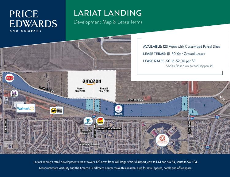 Lariat Landing for sale/ground lease South Oklahoma City