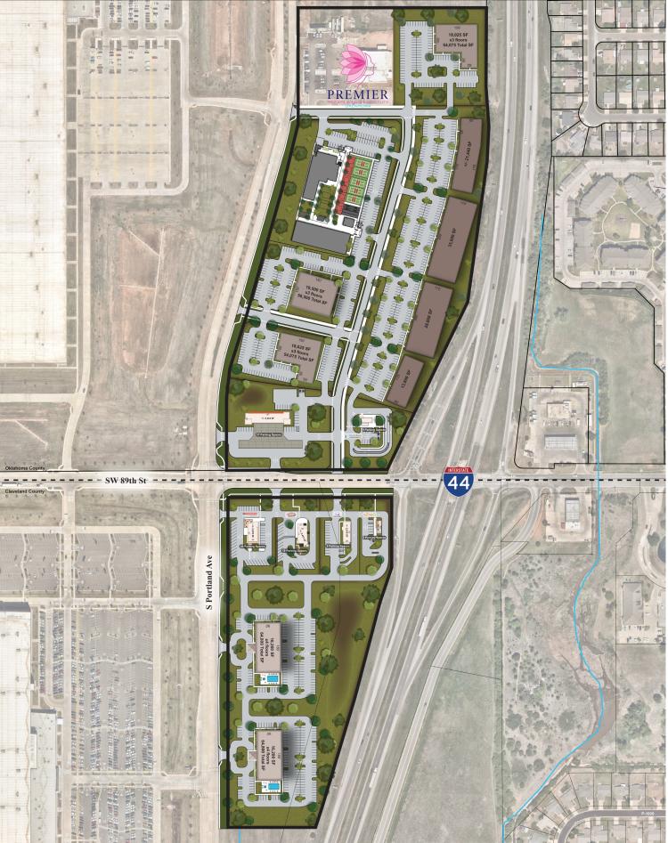 Lariat Landing rendering retail land for sale South Oklahoma City4
