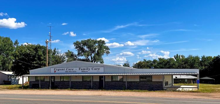 medical office building for sale Milburn, OK exterior photo