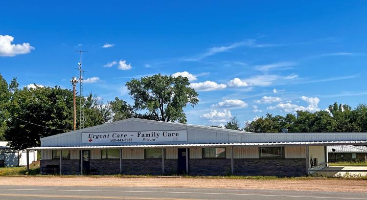 medical office building for sale Milburn, OK exterior photo