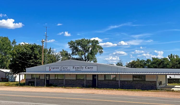 medical office building for sale Milburn, OK exterior photo