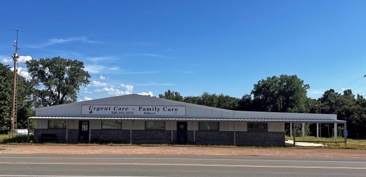 medical office building for sale Milburn, OK exterior photo