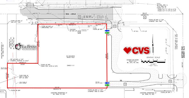 3.033 acres land Reno & Mustang Rd, Oklahoma City, OK survey