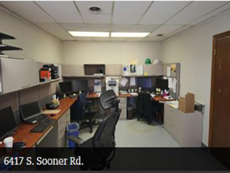 Industrial Property for Sale - 6209 & 6417 S. Sooner Road - office