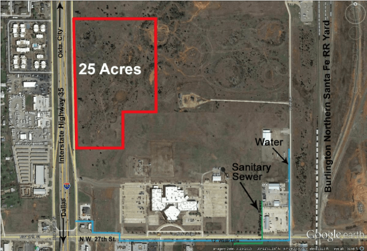 I-35 Frontage Development Land For Sale