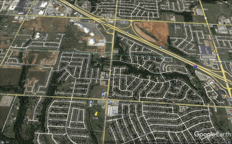 Map of West Reno and Czech Hall Road