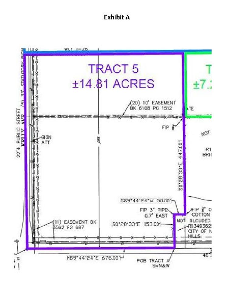 E. Britton Road and Kelley - 14.81 Acres for Sale - Site plan