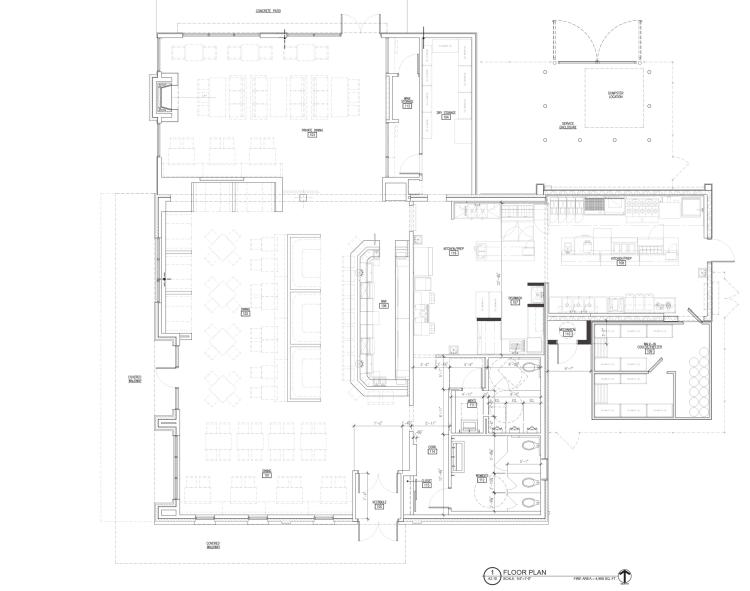 West Restaurant building for sale, Oklahoma City, OK floor plan