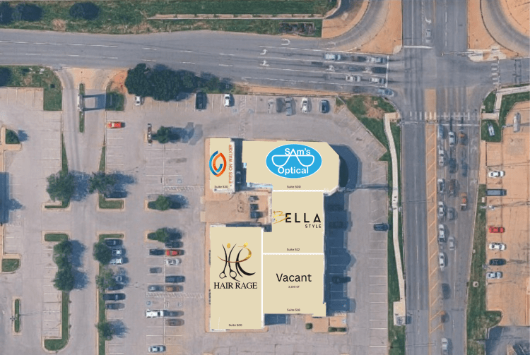 retail shopping center for sale south Oklahoma City, OK aerial