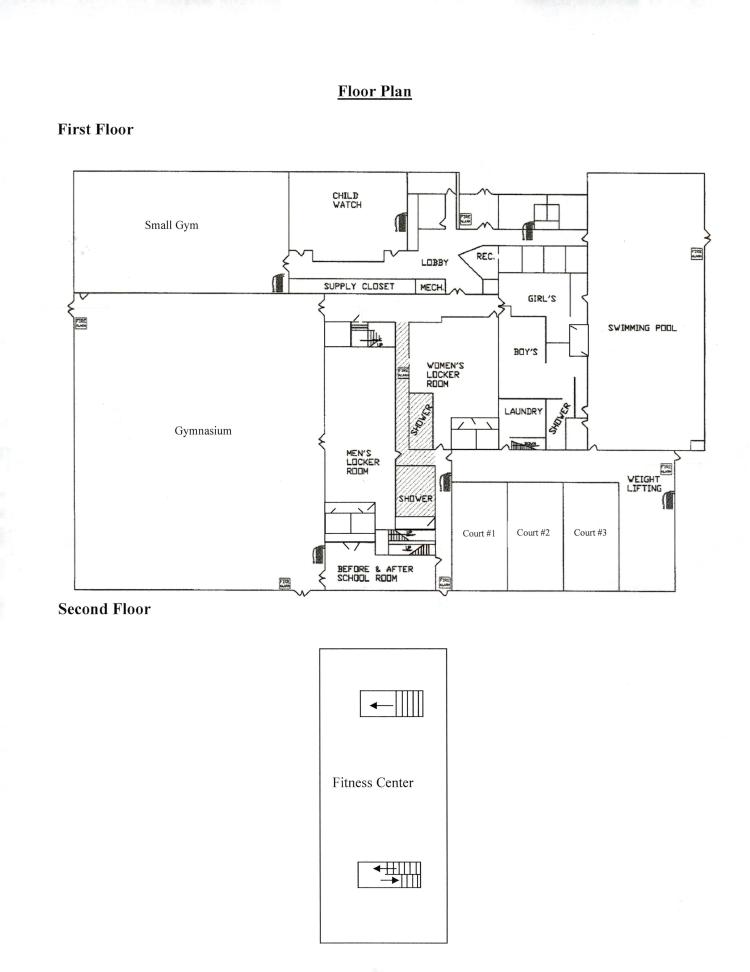 YMCA building for sale Edmond, OK floor plan