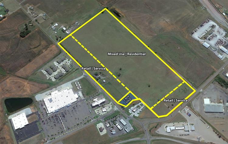 E 7th St & S Eastern Ave, Elk City, OK land for sale aerial