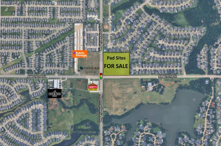 land or lot for sale Oklahoma City/Edmond, OK aerial