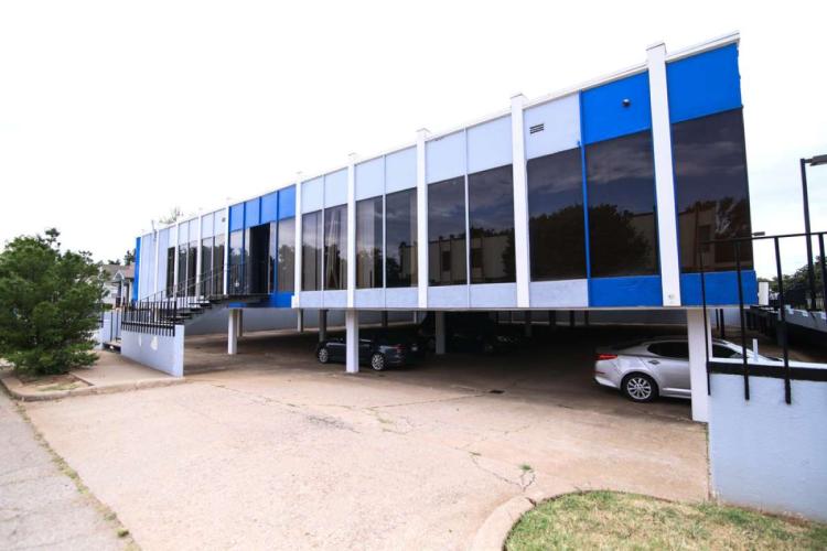 office building for Sale N Classen Blvd, Oklahoma City, Ok exterior photo showing enclosed parking