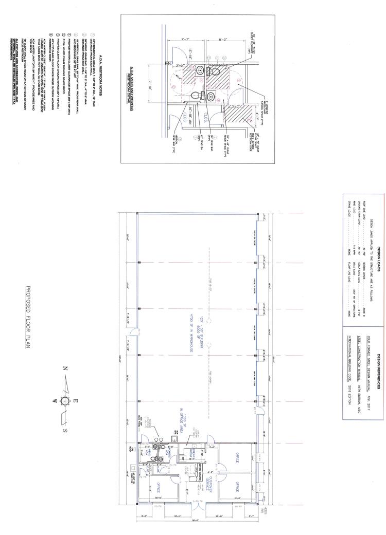 industrial building for Sale, West Oklahoma City, OK floorplan