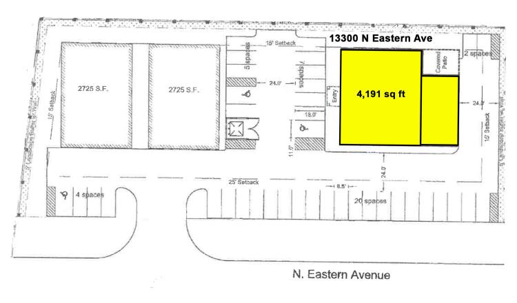 NE Oklahoma City, Ok building for sale site plan