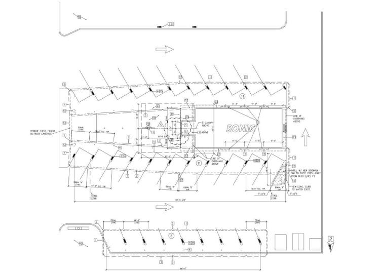 Retail drive thru restaurant for sale - Tulsa, Ok site plan