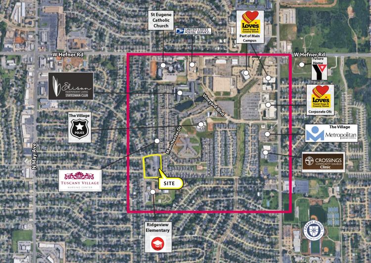 church for sale in The Village, OK retailer map