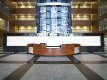 Photo of Remodeled lobby of IBC Center in Northwest Oklahoma City