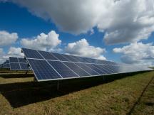 stock image of solar panel