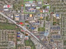highend restaurant space available for lease in Midwest City, OK -retailer aerial