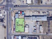 15,000 sf build-to-suit industrial building, Oklahoma City aerial