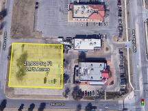 S Meridian Ave ground lease or build to suit available- Oklahoma City, OK close up aerial