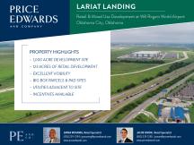 Lariat Landing rendering retail land for lease South Oklahoma City