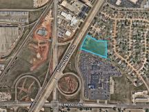aerial view land for sale, NE Oklahoma City, OK