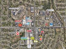 retail pad site for sale Midwest City, Ok retailer aerial