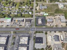 former Checkers restaurant ladn for sale, Oklahoma City, Ok aerial